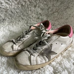 Golden Goose / DB Sneakers in white pink gray